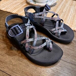 Chaco Z Cloud Sandals Sporty Strappy Walking Comfort Blue‎ Multi W6